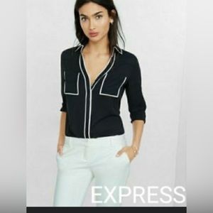 Women’s Express Portofino Button Down Dress Shirt